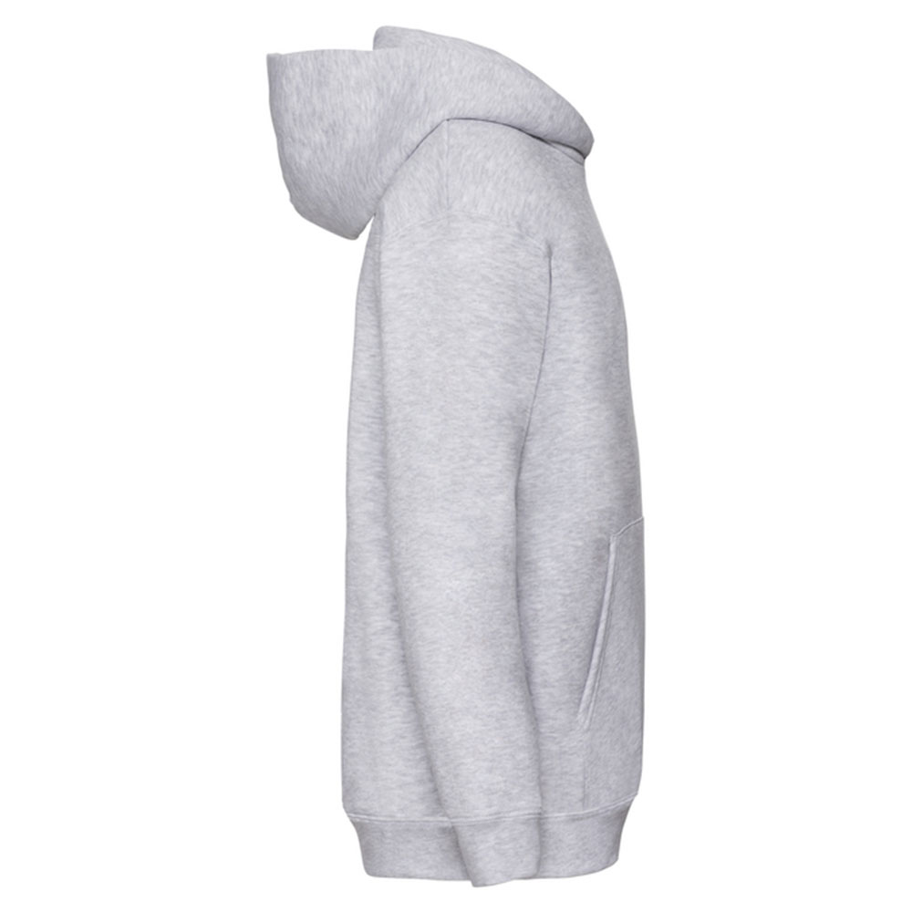 Дитяче худі Fruit of the loom Premium Hooded Sweat Сірий меланж - Зображення 4