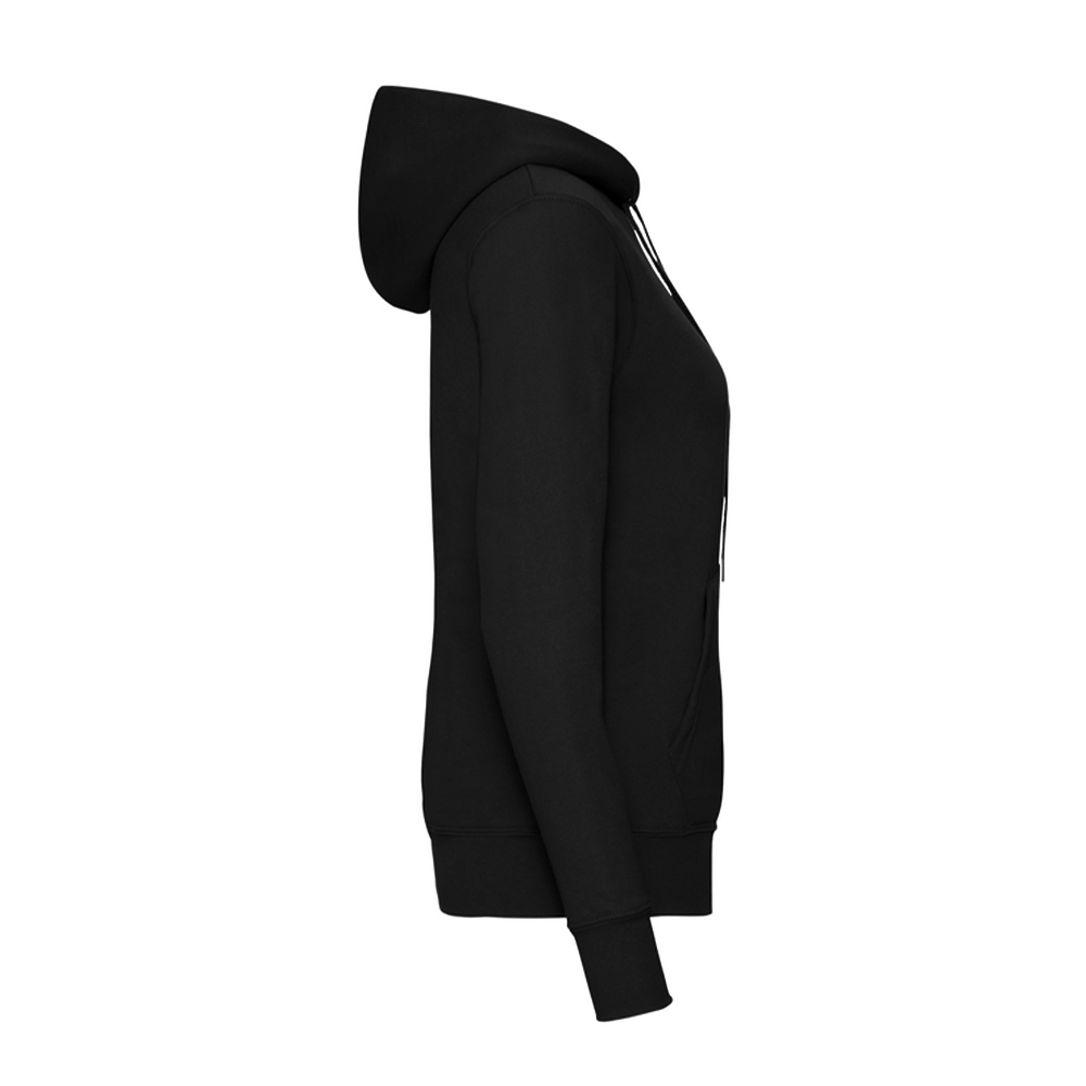 Жіноче худі Fruit of the loom Classic Hooded Sweat Чорне - Зображення 4