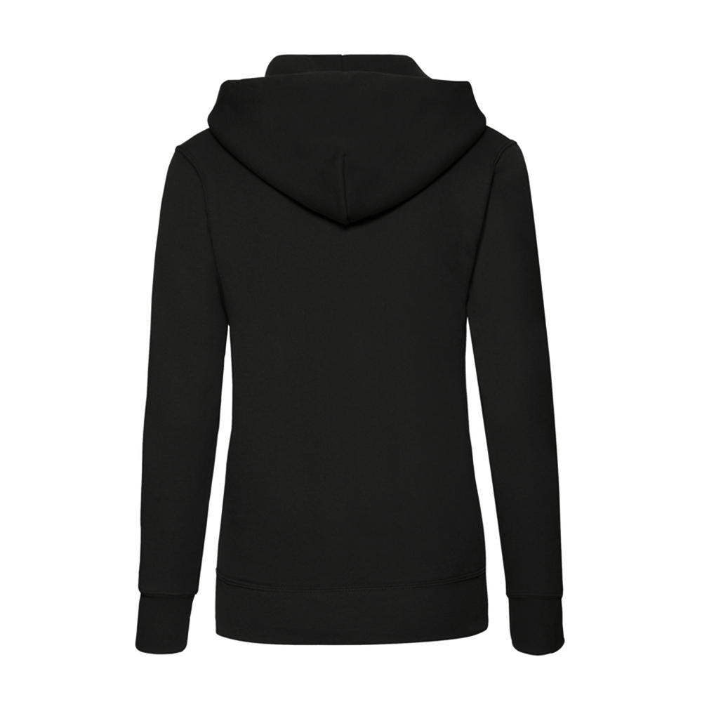 Жіноче худі Fruit of the loom Classic Hooded Sweat Чорне - Зображення 3