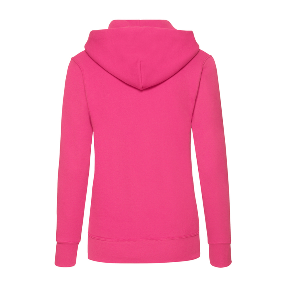 Жіноче худі Fruit of the loom Classic Hooded Sweat Малинове - Зображення 3