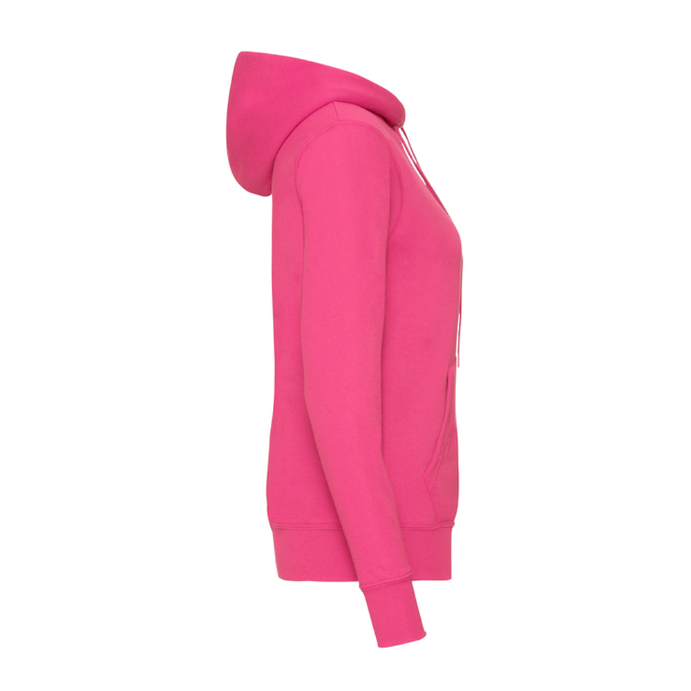 Жіноче худі Fruit of the loom Classic Hooded Sweat Малинове - Зображення 4