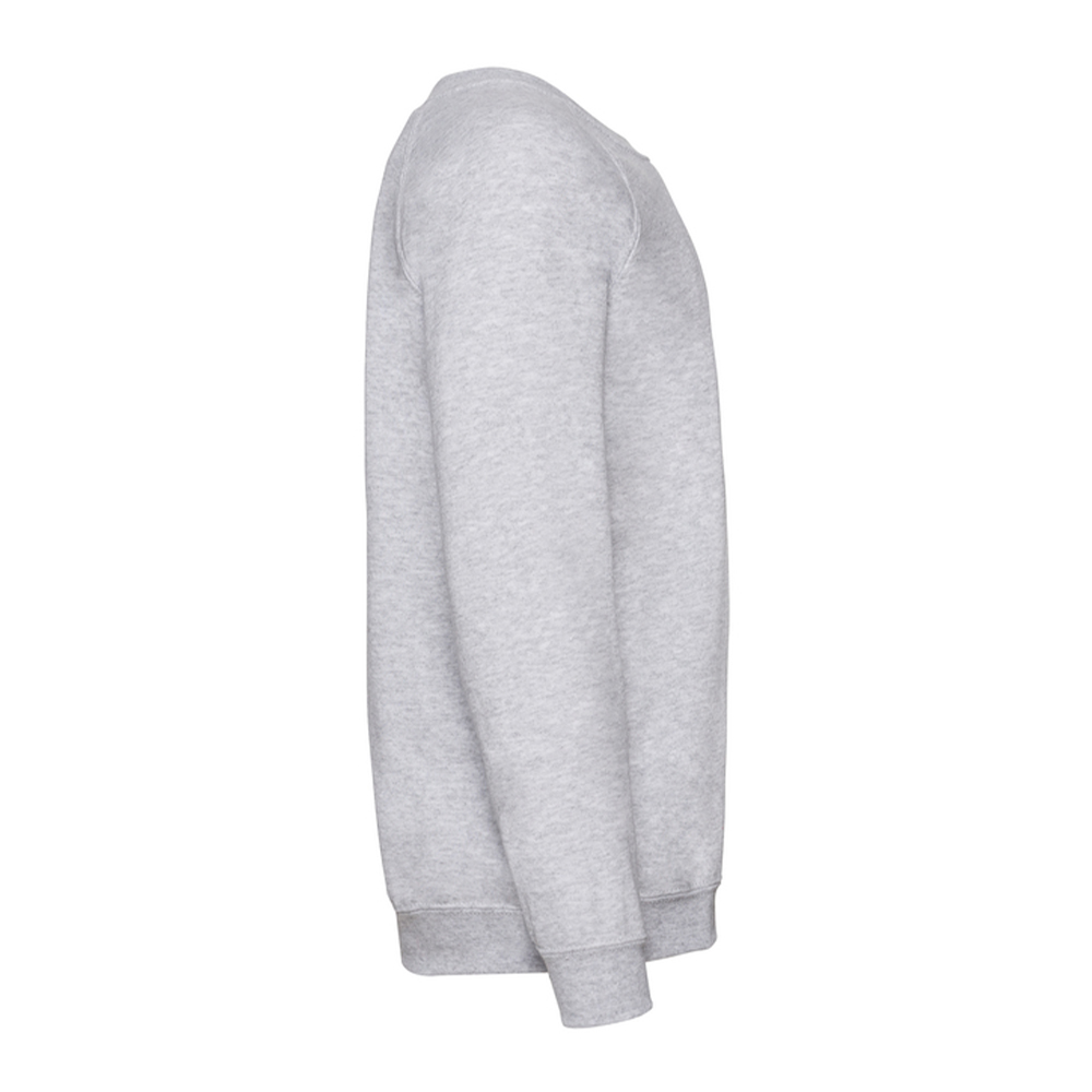 Дитячий реглан Fruit of the loom Classic Raglan Sweat Сірий меланж - Зображення 4