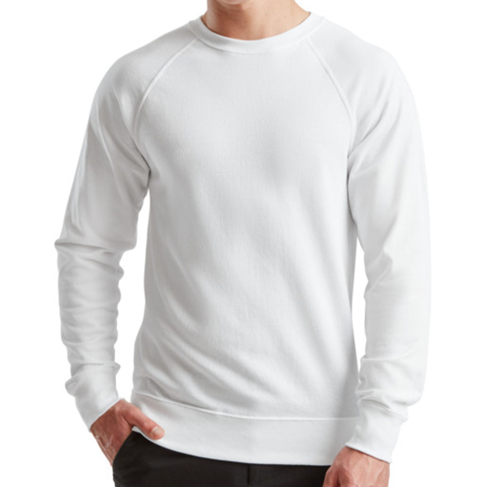 Чоловічий реглан Fruit of the loom Lightweight Raglan Sweat Білий