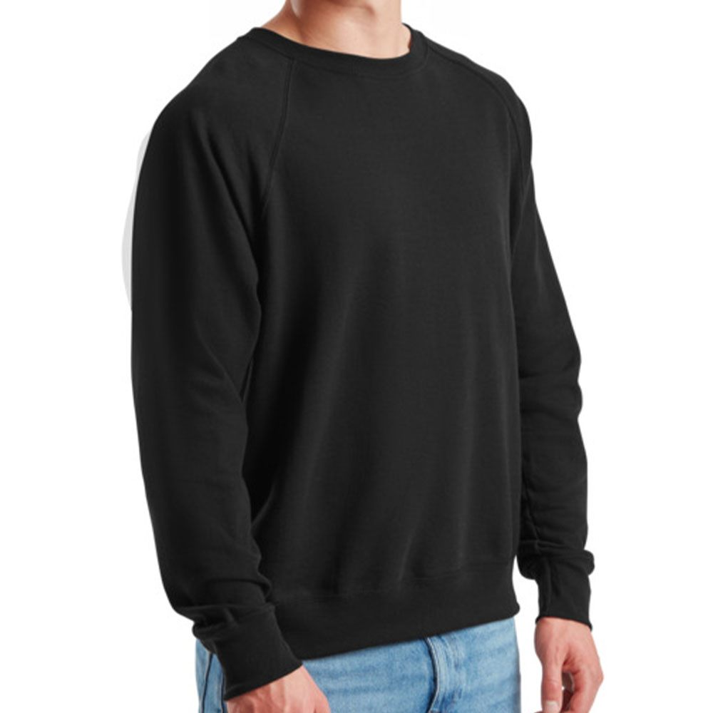 Чоловічий реглан Fruit of the loom Lightweight Raglan Sweat Чорний - Зображення 3