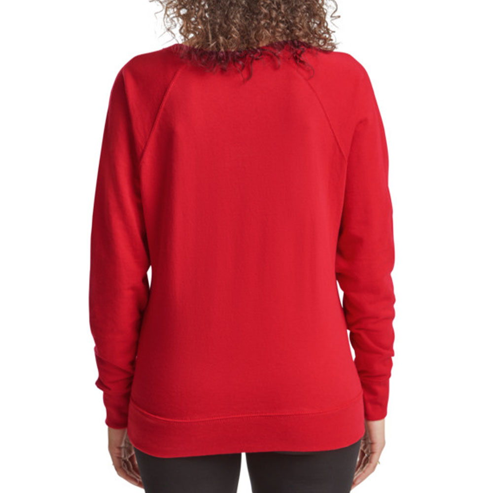 Жіночий реглан Fruit of the loom Lightweight Raglan Sweat Червоний - Зображення 4