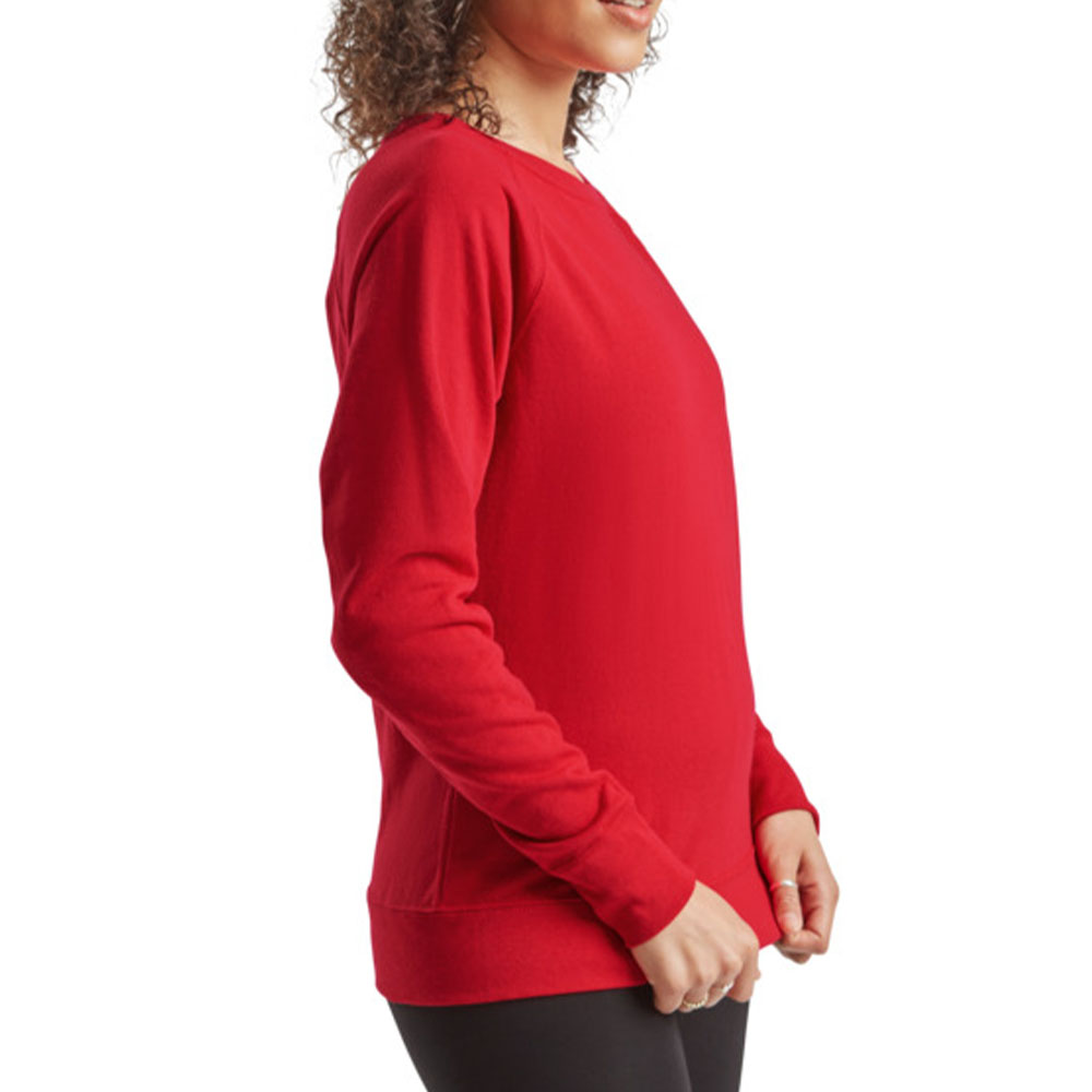 Жіночий реглан Fruit of the loom Lightweight Raglan Sweat Червоний - Зображення 3