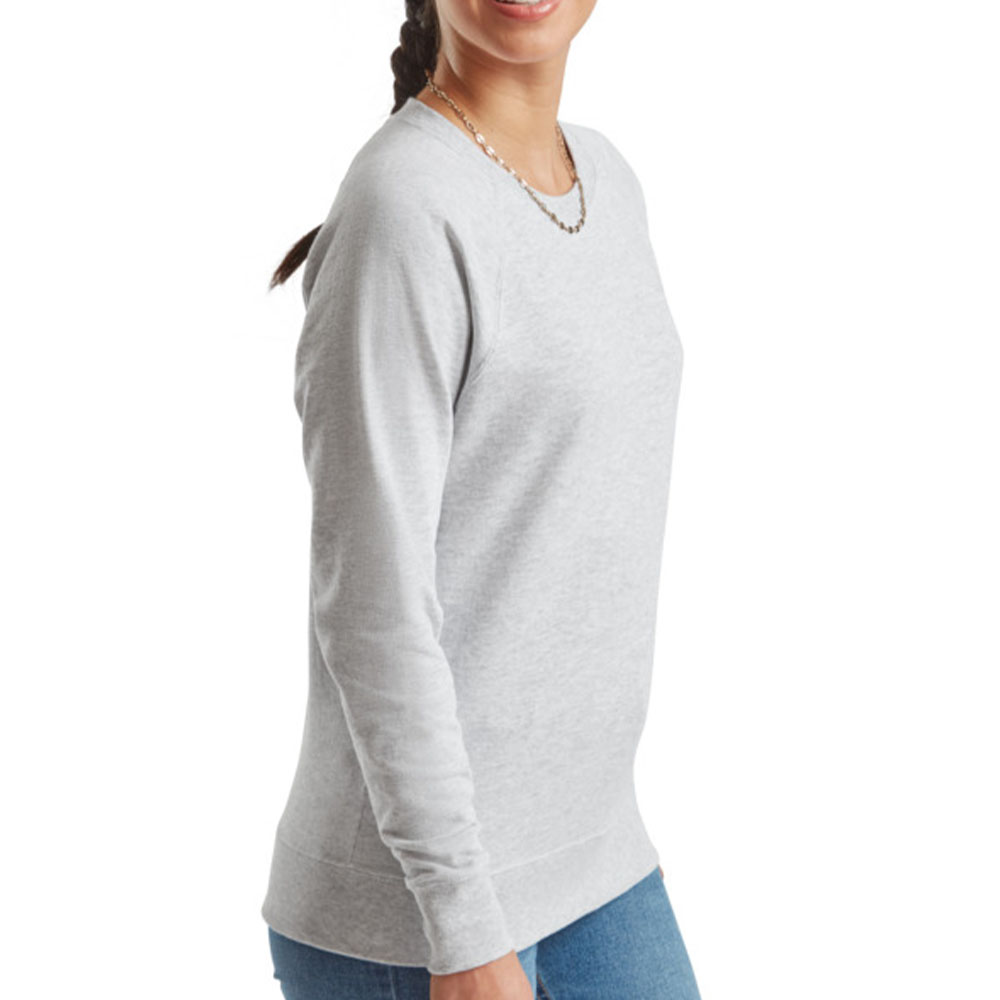 Жіночий реглан Fruit of the loom Lightweight Raglan Sweat Сірий меланж - Зображення 3