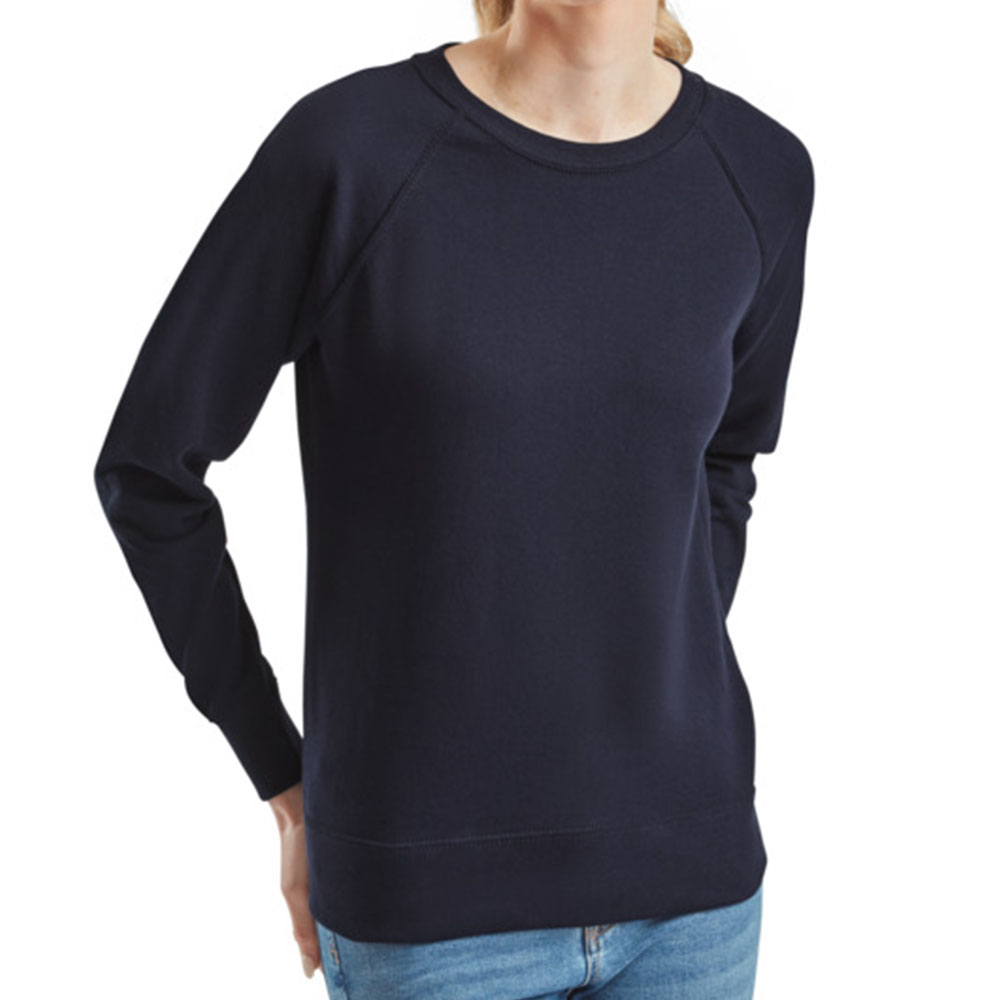 Жіночий реглан Fruit of the loom Lightweight Raglan Sweat Темно-синій