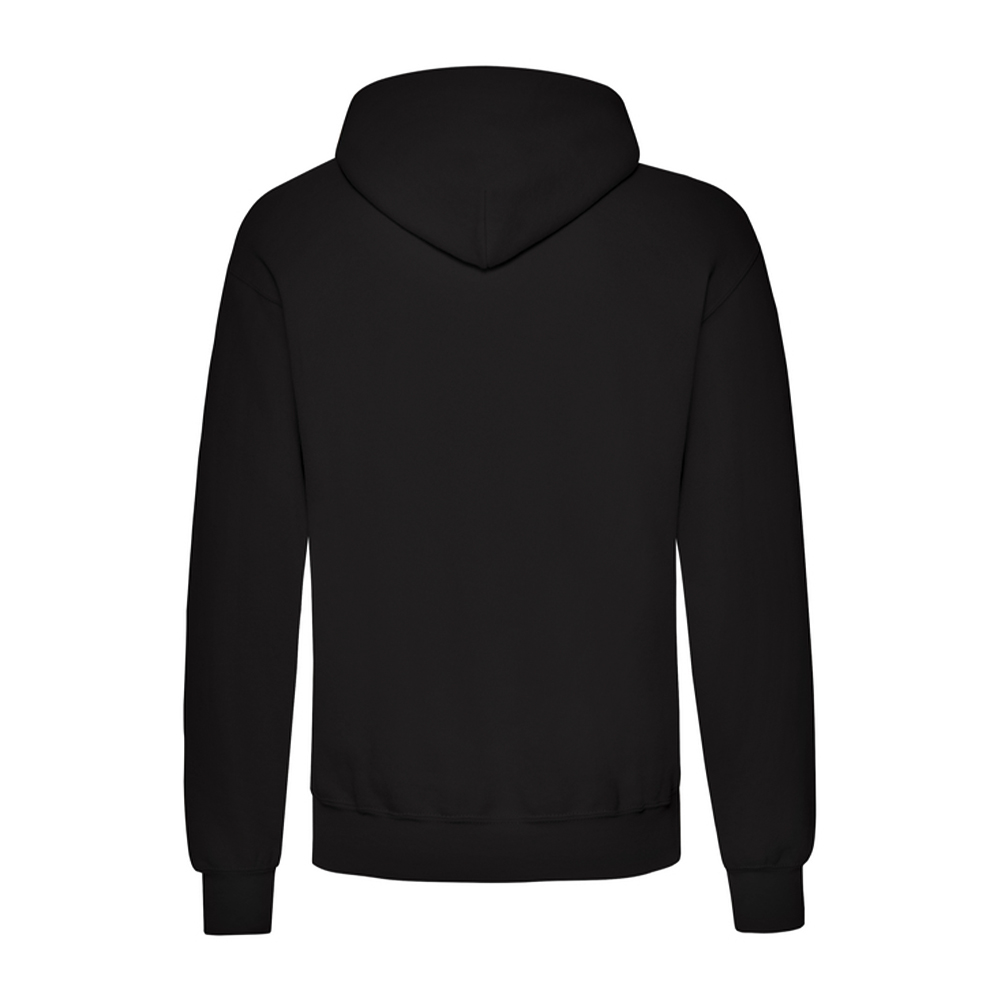 Чоловіче худі Fruit of the loom Classic Hooded Sweat Чорне - Зображення 3