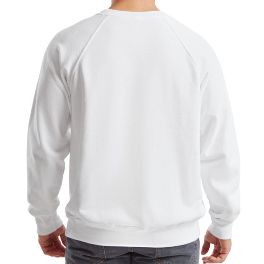 Чоловічий реглан Fruit of the loom Classic Raglan Sweat Білий - Зображення 4