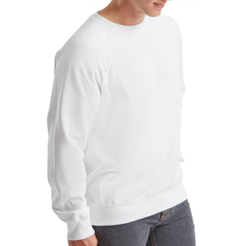 Чоловічий реглан Fruit of the loom Classic Raglan Sweat Білий - Зображення 3