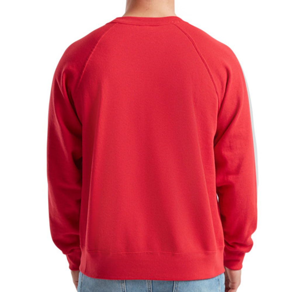 Чоловічий реглан Fruit of the loom Classic Raglan Sweat Червоний - Зображення 4