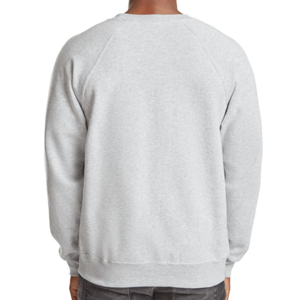 Чоловічий реглан Fruit of the loom Classic Raglan Sweat Сірий меланж - Зображення 4