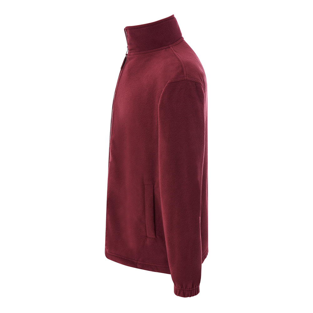 Чоловіча флісова кофта JHK Polar Fleece Бордова - Зображення 4