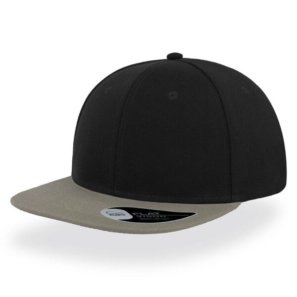 Кепка снепбек Atlantis Snap Back Чорна з сірим