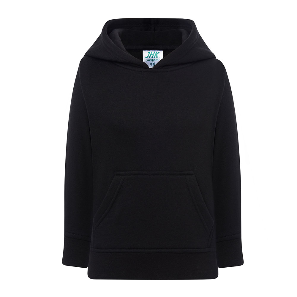 Дитяче худі JHK Kangaroo Sweatshirt Чорне