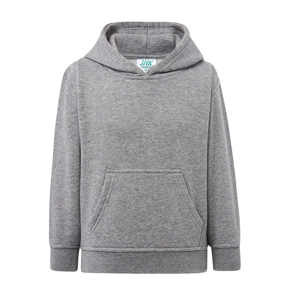 Дитяче худі JHK Kangaroo Sweatshirt Темно-сірий меланж