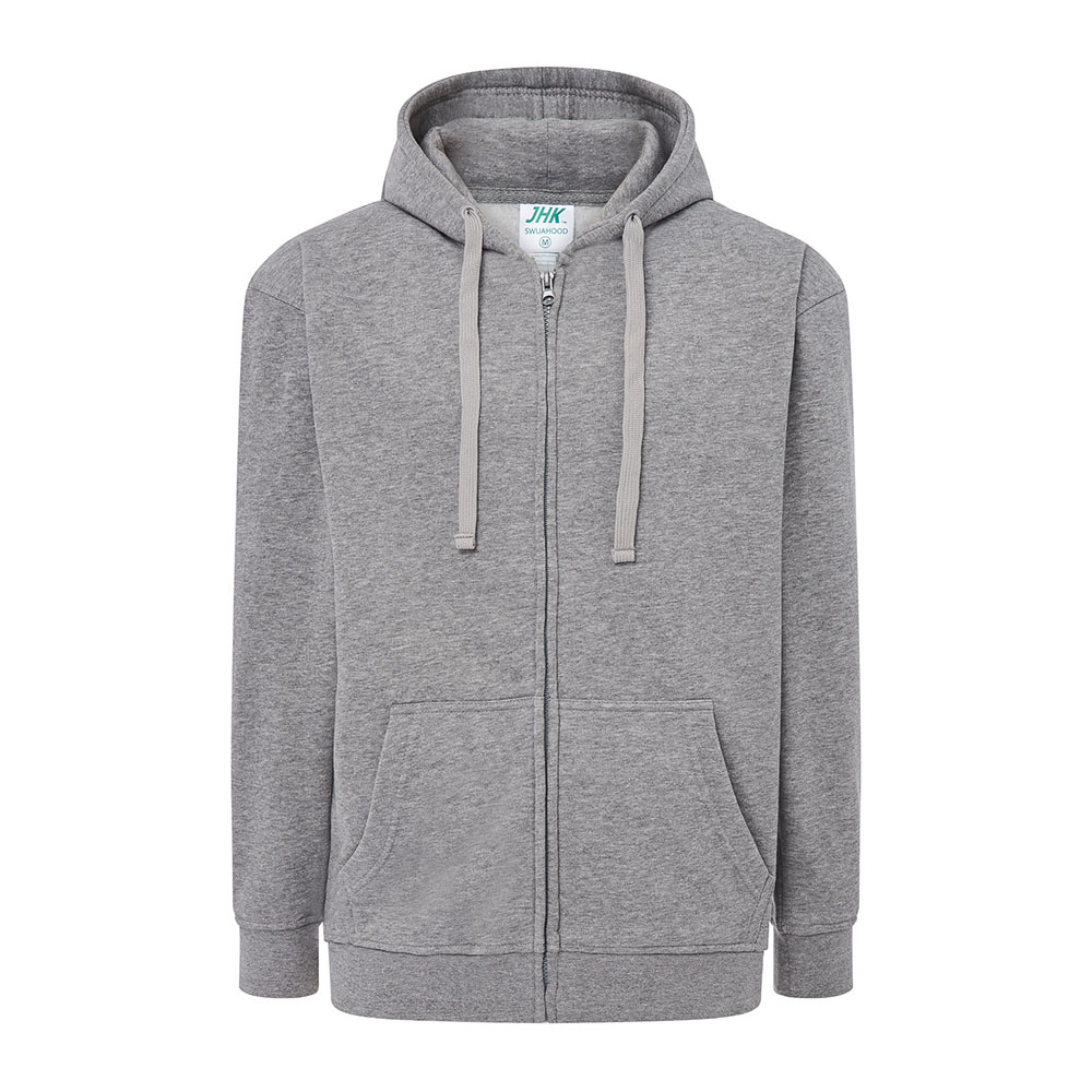 Унісекс худі JHK Hooded Sweatshirt Темно-сірий меланж