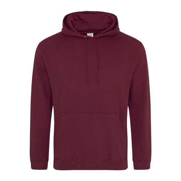 Унісекс худі Just Hoods JH001 Бордове