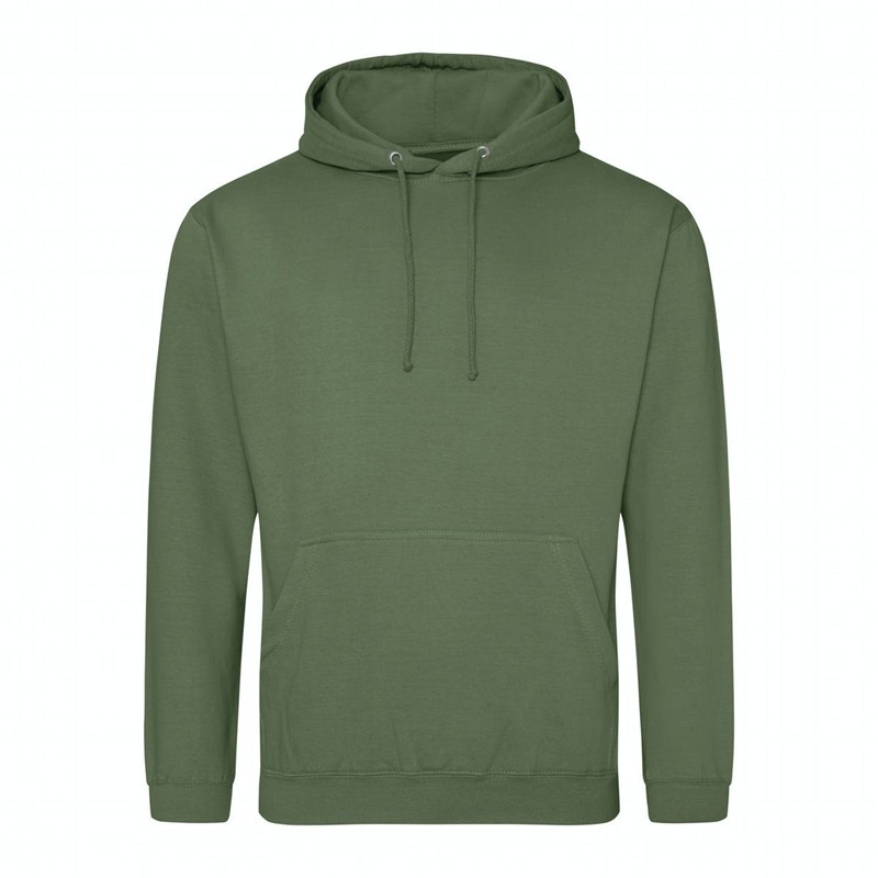 Унісекс худі Just Hoods JH001 Оливкове