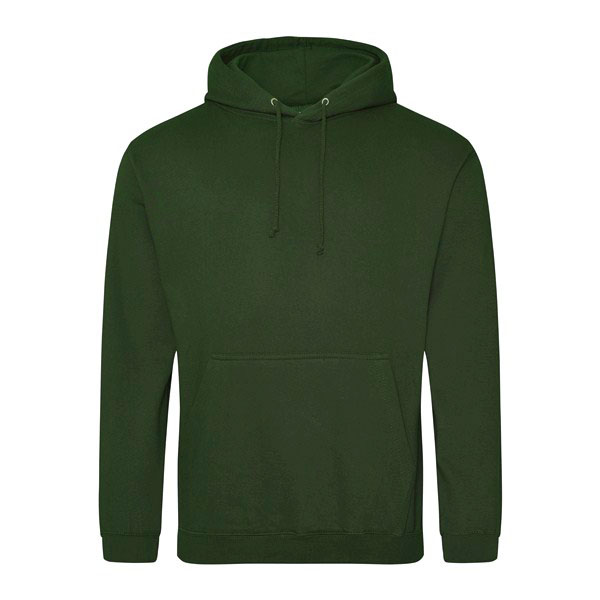Унісекс худі Just Hoods JH001 Темно-зелене