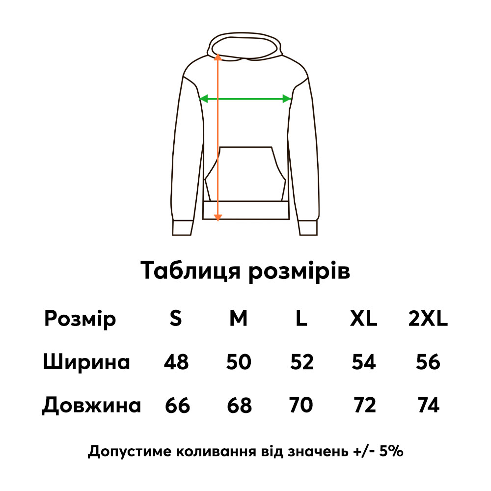 Жіноче худі JHK Kangaroo Sweatshirt Помаранчеве - Зображення 2