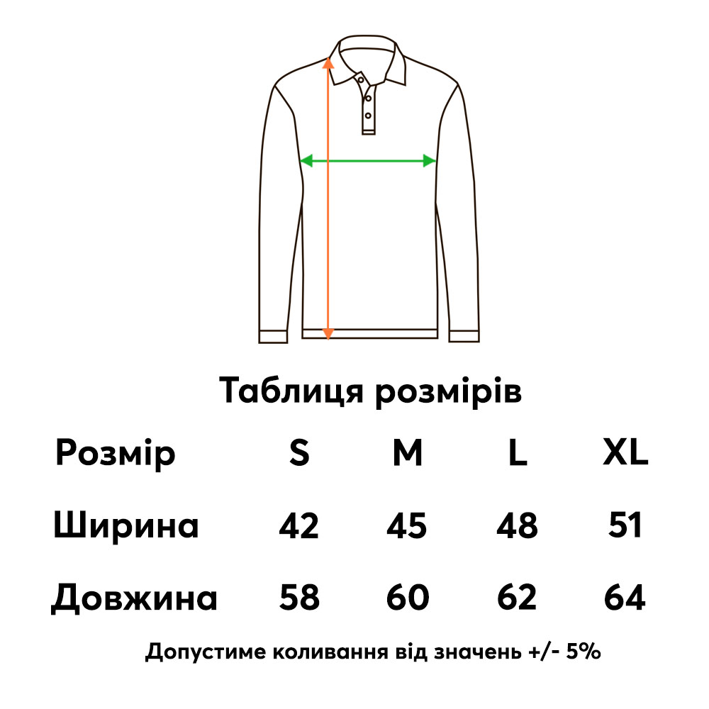 Жіноча поло з довгим рукавом Sol's Podium Сірий меланж - Зображення 2