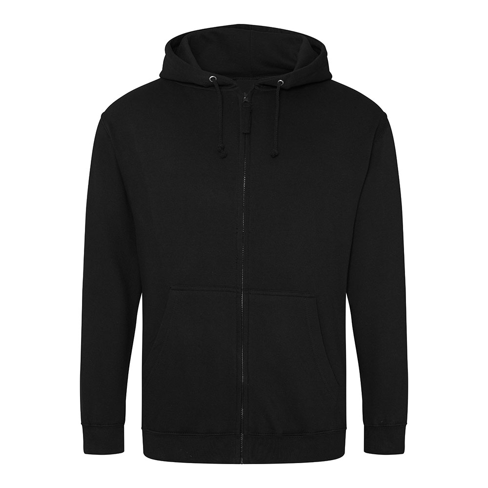 Худі на блискавці Just Hoods Zoodie JH050 Чорне