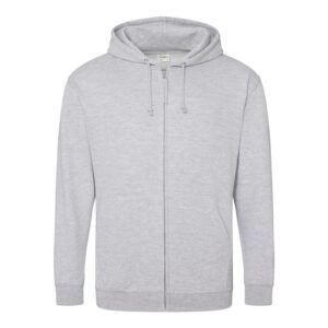 Худі на блискавці Just Hoods Zoodie JH050 Сірий меланж