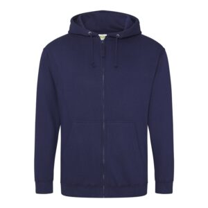 Худі на блискавці Just Hoods Zoodie JH050 Темно-синє