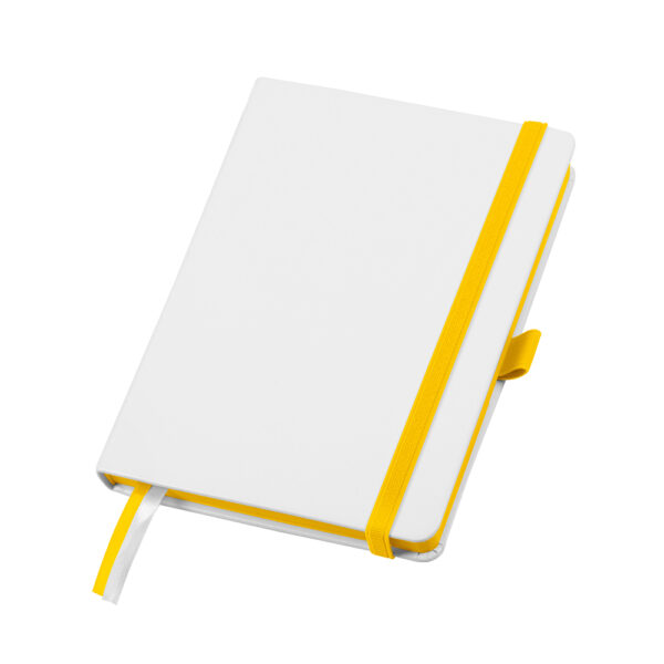 Записна книжка А5 Blanco Біла з жовтим