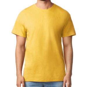 Чоловіча футболка Gildan Light Cotton Жовта