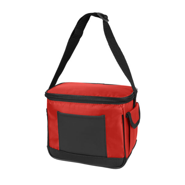 Термосумка 12 л Discover Coolerbag M Чорно-червона